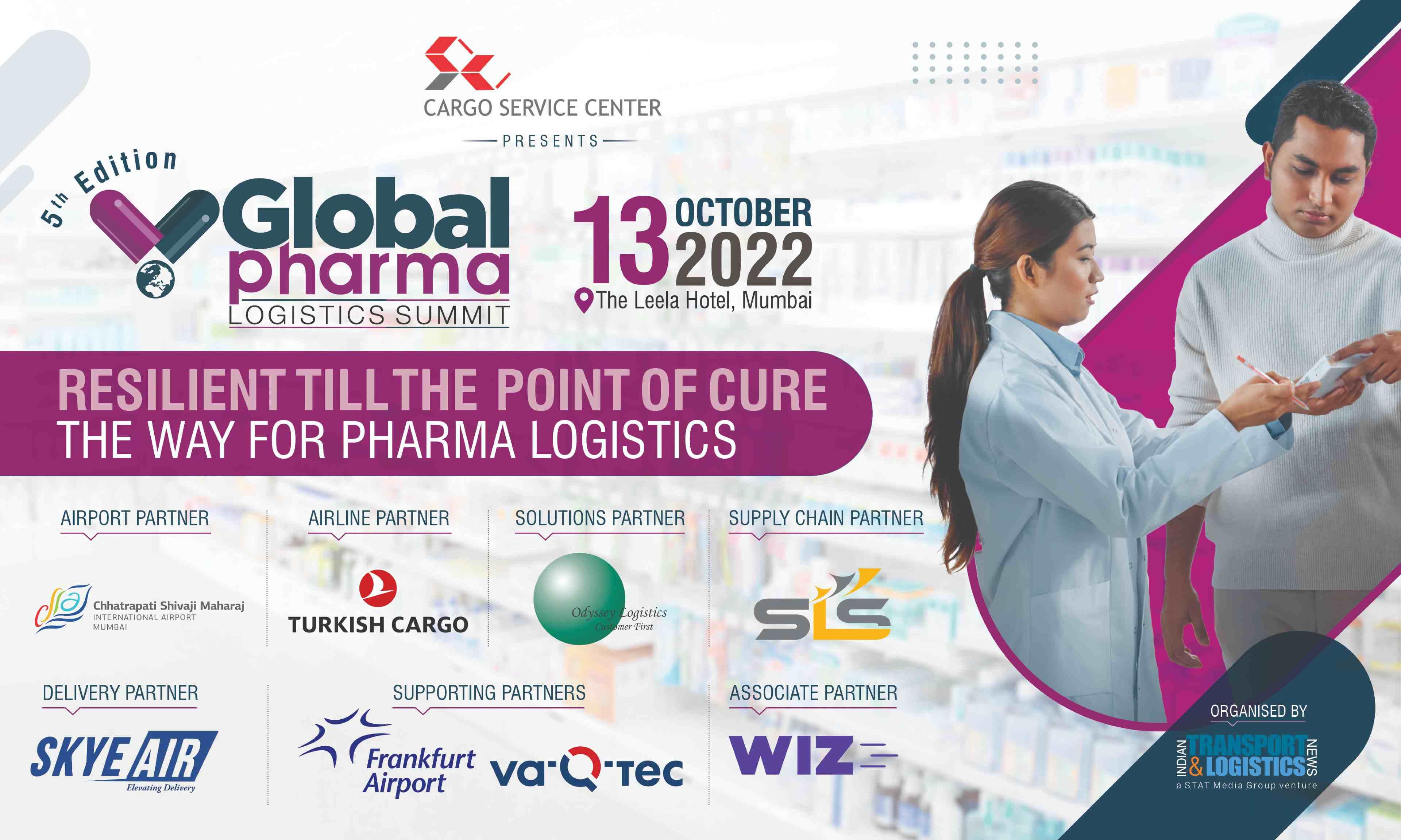 See you tomorrow in Mumbai for 5th edition of Global Pharma Logistics