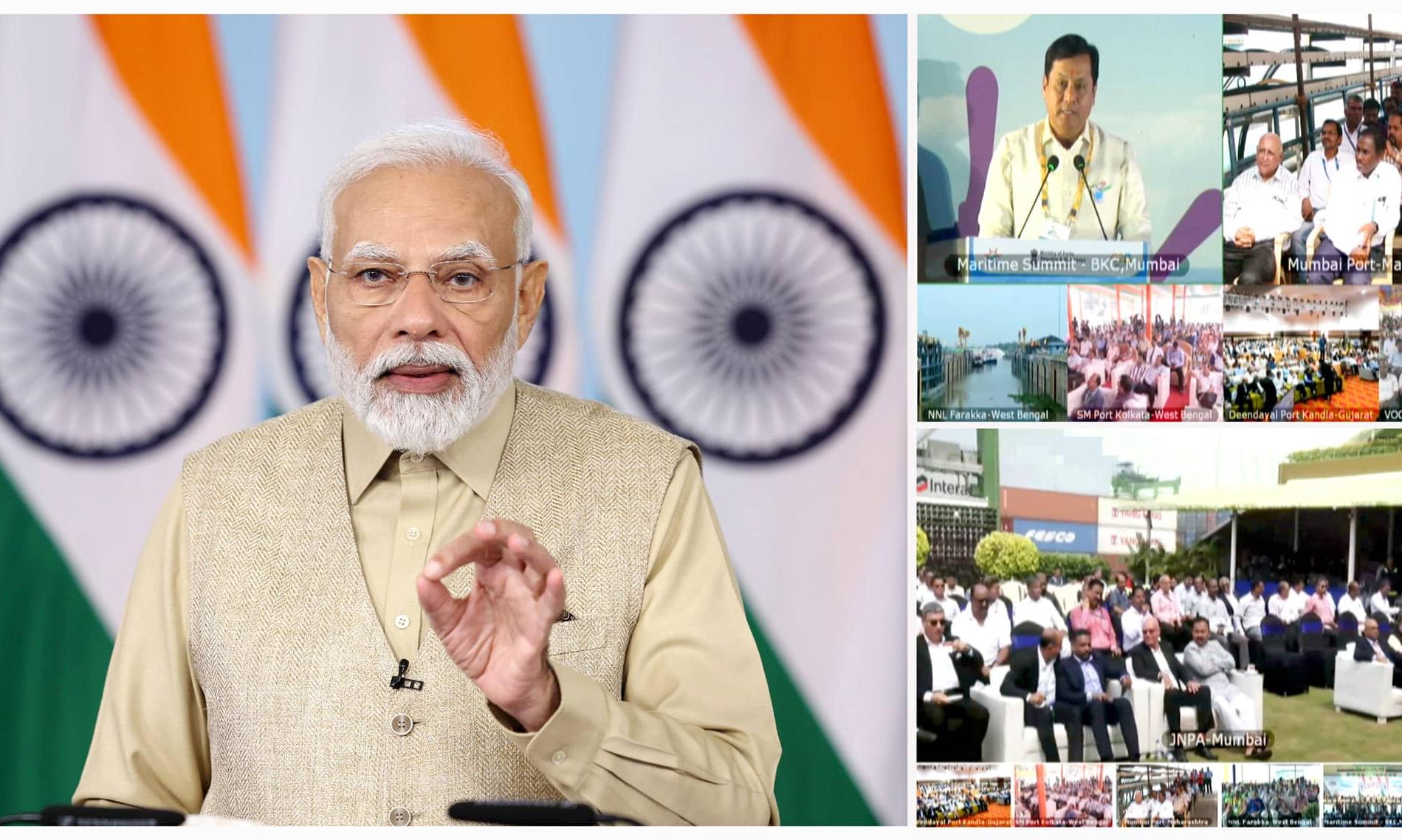 PM inaugurates Global Maritime India Summit 2023