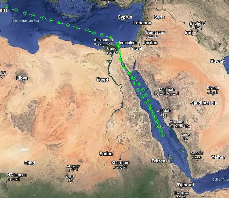 Celsius Copenhagen pulling back out of Red Sea because of the recent attacks