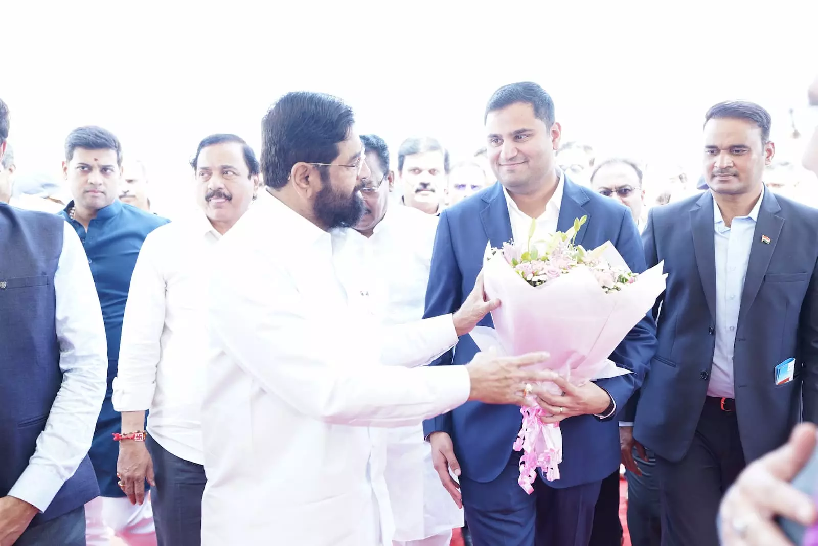 Eknath Shinde, Chief Minister of Maharashtra at the event.