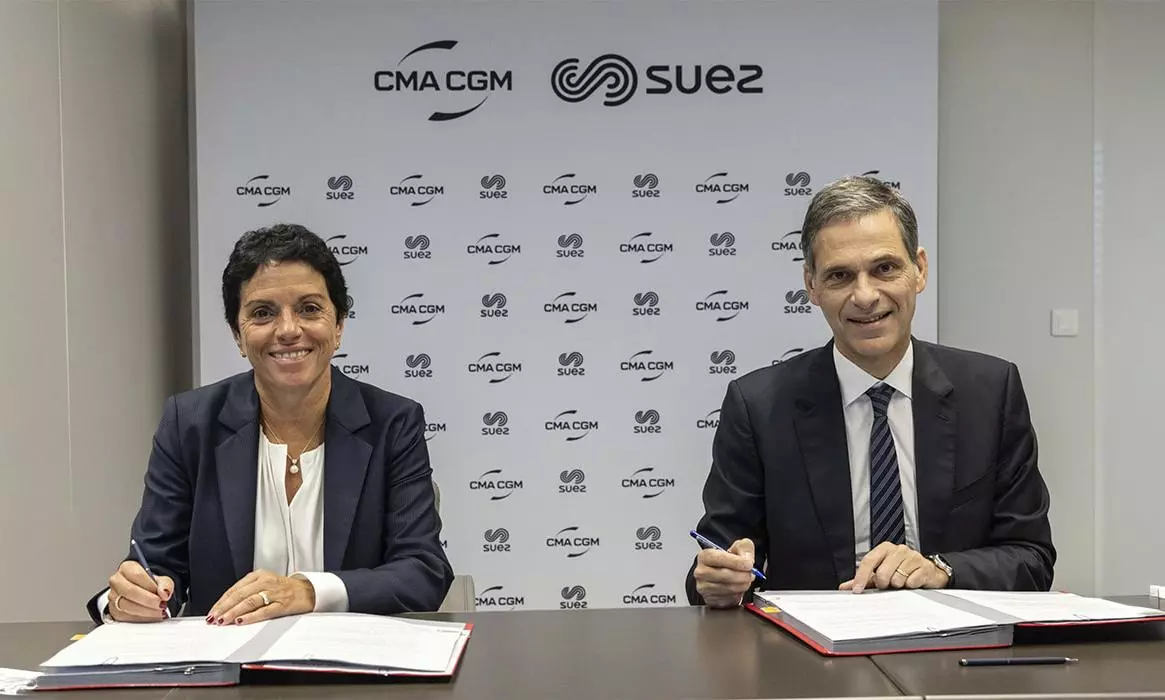 CMA CGM Group, Suez sign MoU for biomethane production