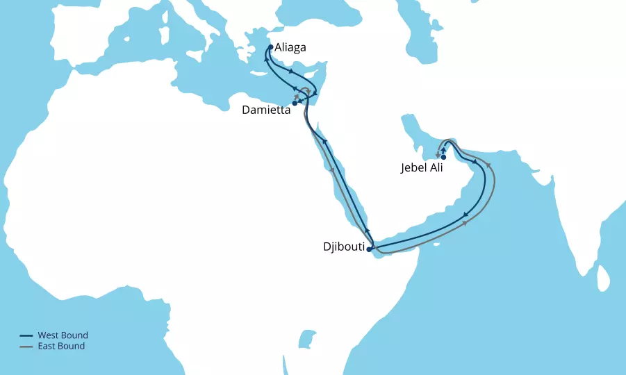 SeaLead’s new Red Sea service connects Mediterranean from Jebel Ali