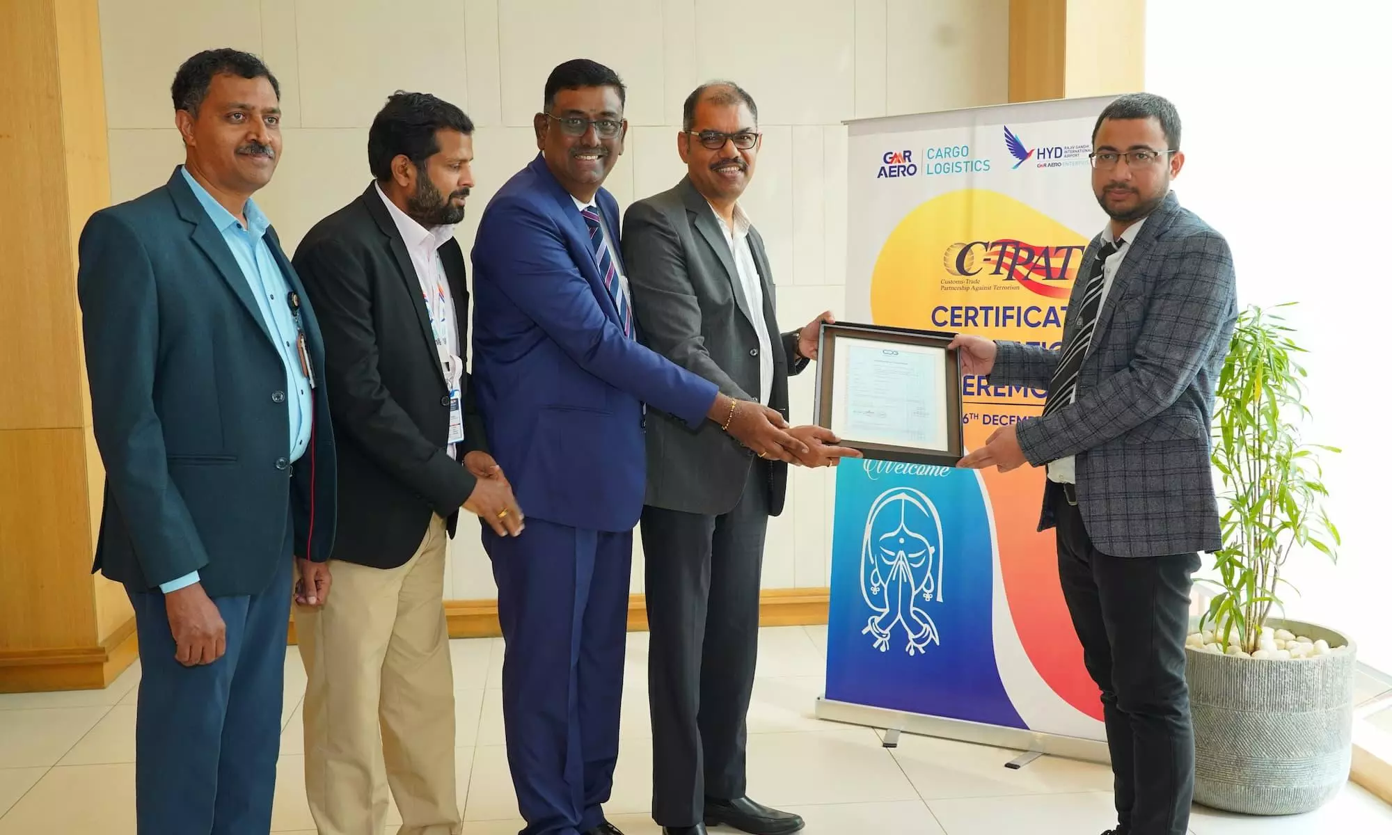 GMR Hyderabad Air Cargo gets CTPAT certification