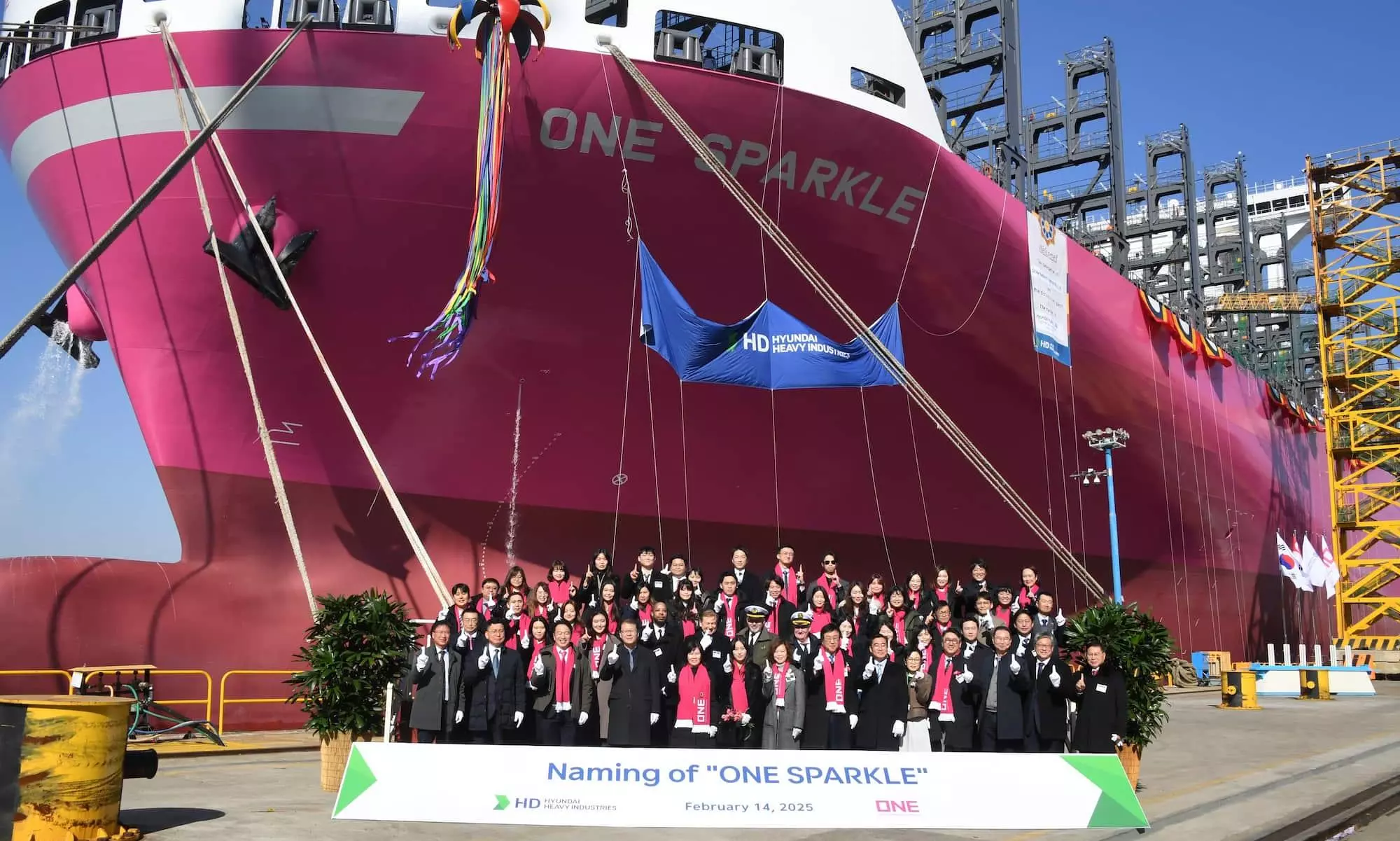 ONE Sparkle - significant milestone for Ocean Network Express