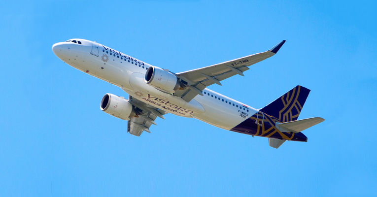 Vistara receives its first Airbus A320neo